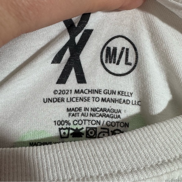 Machine Gun Kelly Long Sleeve Shirt “Tickets To My Downfall” Era Alien Graphic - Picture 6 of 6